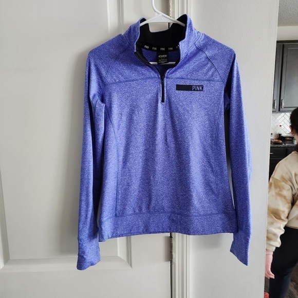 Victoria Secret Pink Half Zip Pullover - Picture 1 of 4